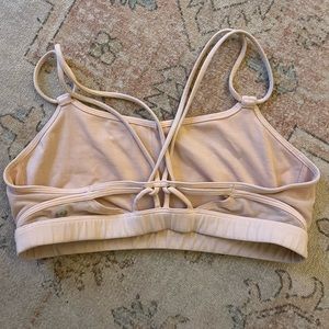 Light Pink Lulu Sports Bra